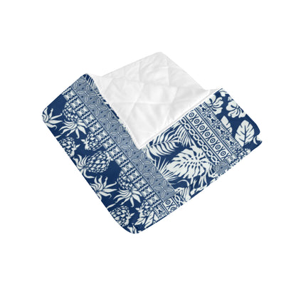 Hawaiian Themed Pattern Print Design H020 Premium Quilt
