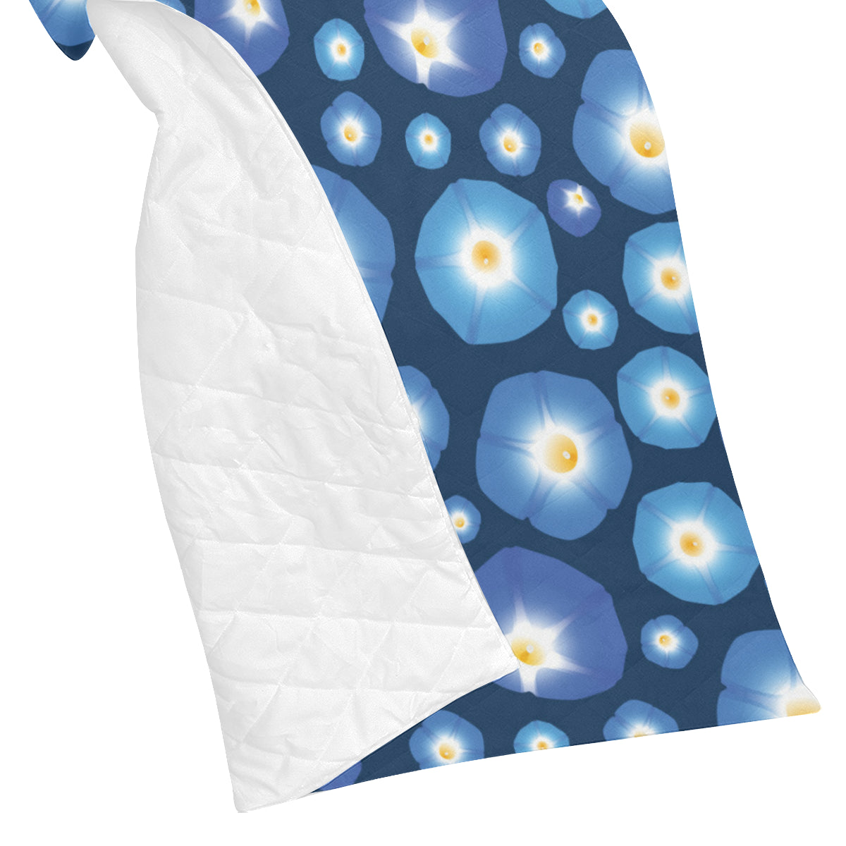 Morning Glory Pattern Print Design 02 Premium Quilt