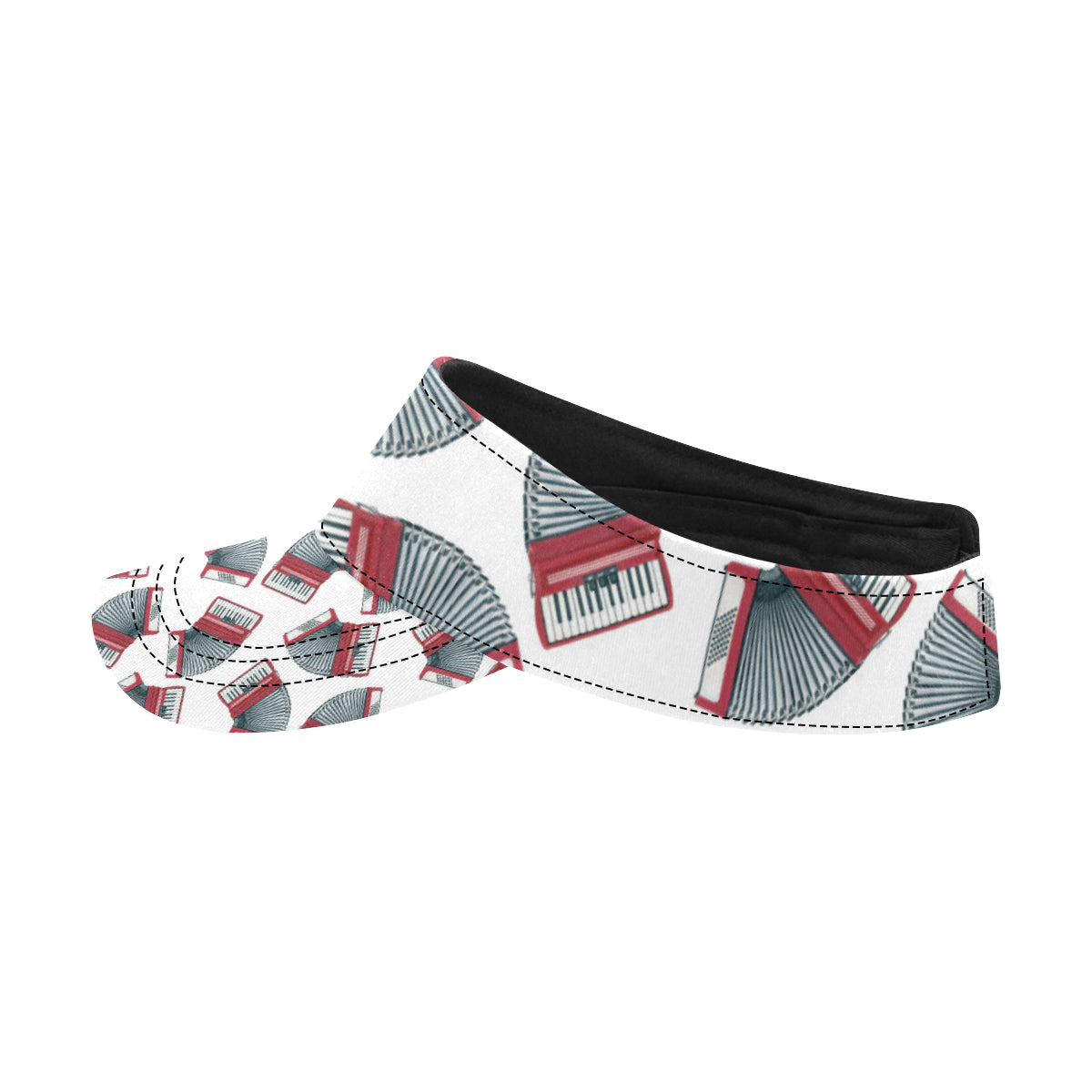 Accordion Pattern Print Design 03 Unisex Sun Visor