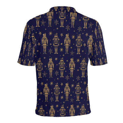 Nutcracker Pattern Print Design A05 Men Polo Shirt