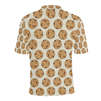 Cookie Pattern Print Design 05 Men Polo Shirt
