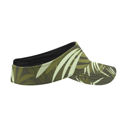Palm Leaves Pattern Print Design PL05 Unisex Sun Visor
