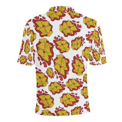 Nachos Pattern Print Design A03 Men Polo Shirt