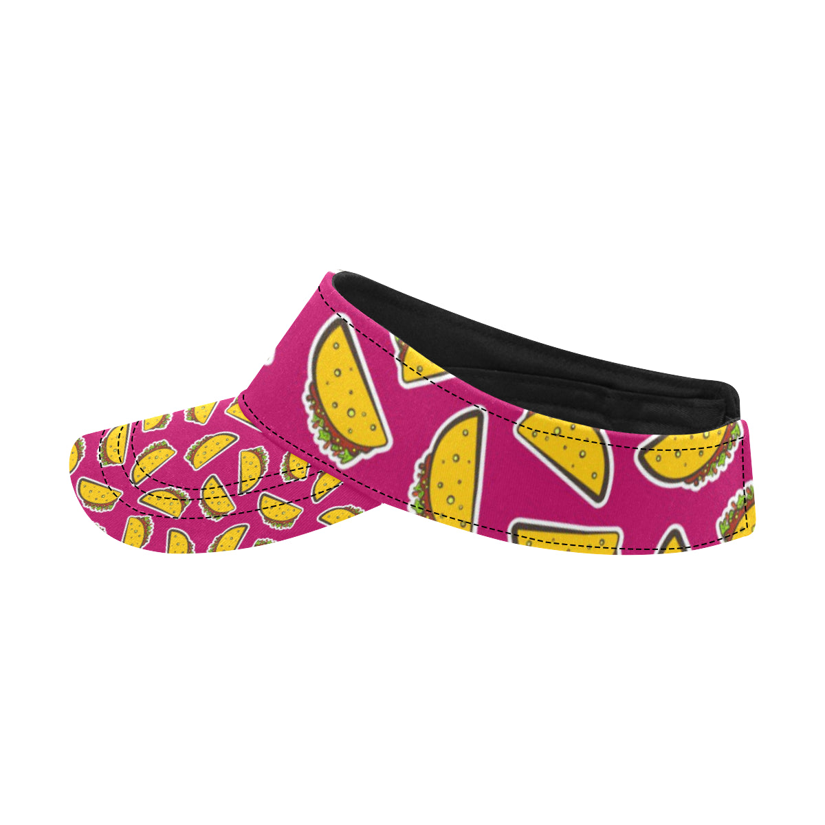 Taco Pattern Print Design TC01 Unisex Sun Visor
