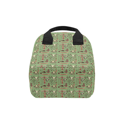 Native Indian Themed Design Print Insulated Lunch Bag