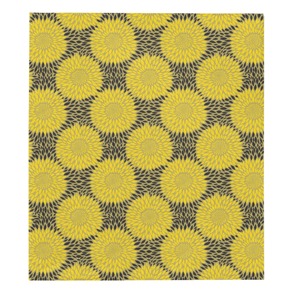 Sunflower Pattern Print Design SF06 Premium Quilt