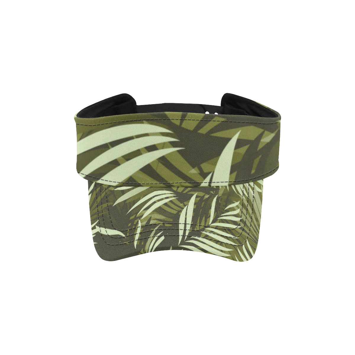 Palm Leaves Pattern Print Design PL05 Unisex Sun Visor