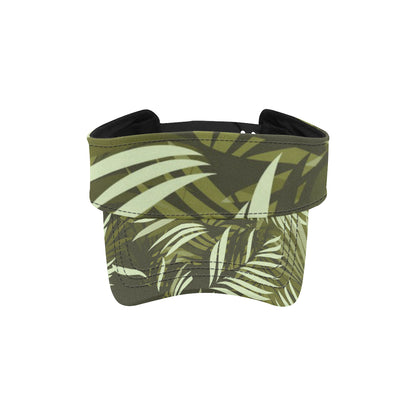 Palm Leaves Pattern Print Design PL05 Unisex Sun Visor