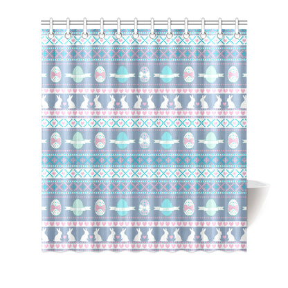 Easter Eggs Pattern Print Design RB013 Shower Curtain