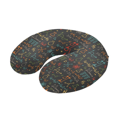 Chemical Pattern Print Design 03 U-Shaped Travel Neck Pillow