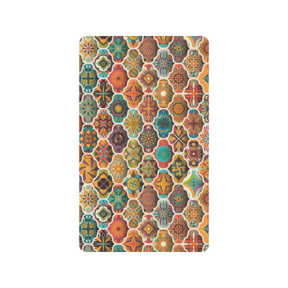 Mandala Mosaic Themed Design Print Rubber Doormat