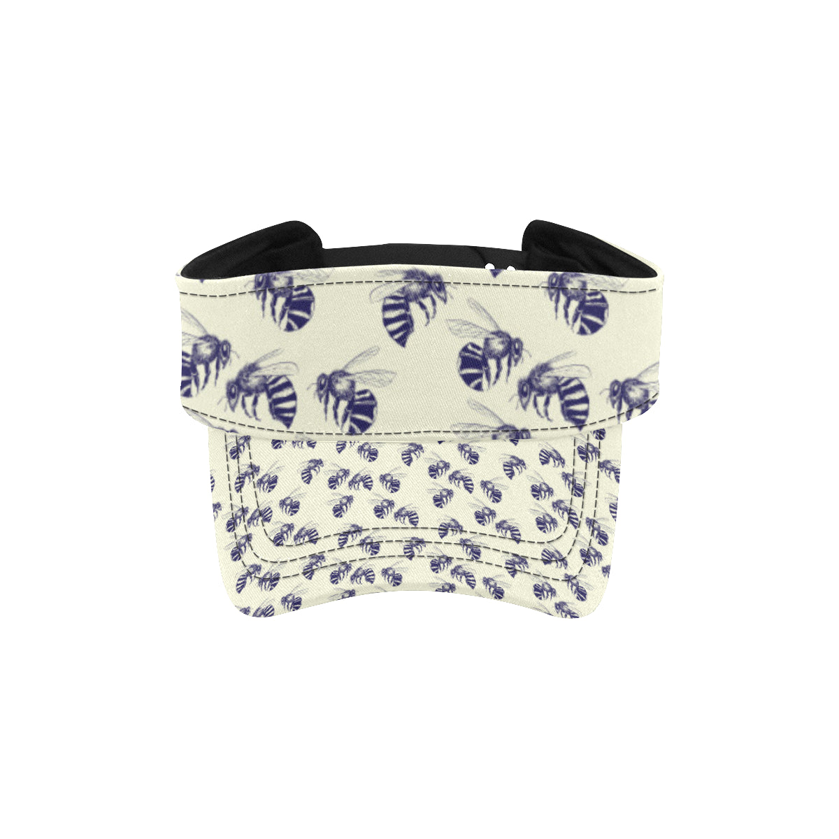 Bee Pattern Print Design 02 Unisex Sun Visor