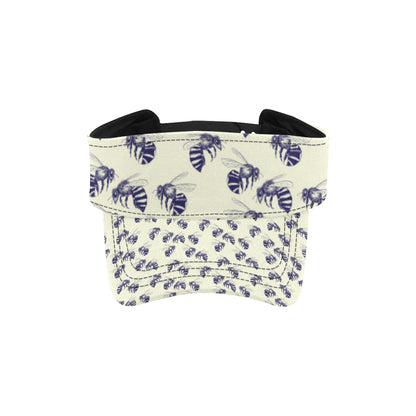 Bee Pattern Print Design 02 Unisex Sun Visor