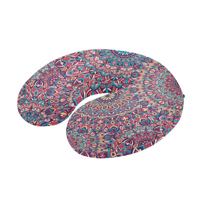 Boho Pattern Print Design 05 U-Shaped Travel Neck Pillow