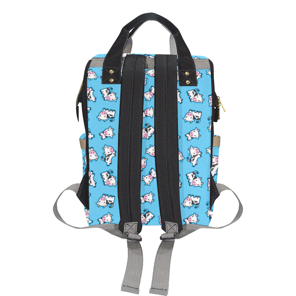 Cow Pattern Print Design 01 Diaper Bag Backpack