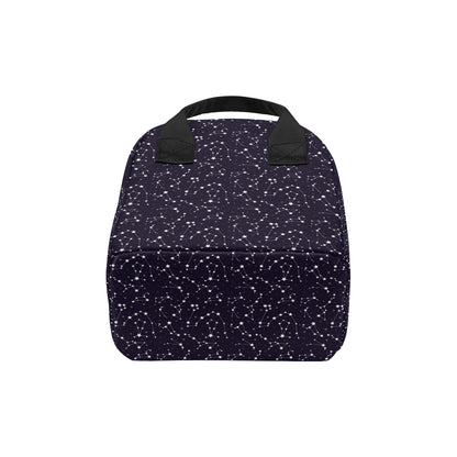 Zodiac Star Pattern Design Print Insulated Lunch Bag