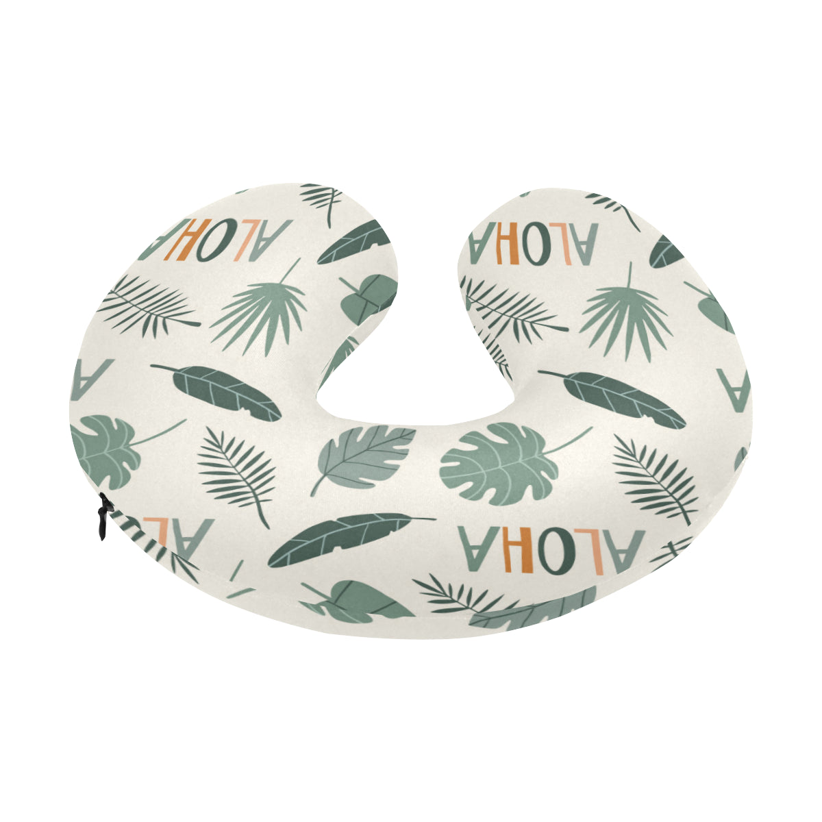 Aloha Hawaii Pattern Print Design 05 U-Shaped Travel Neck Pillow
