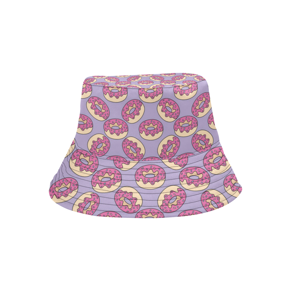 Donut Pattern Print Design DN015 Unisex Bucket Hat
