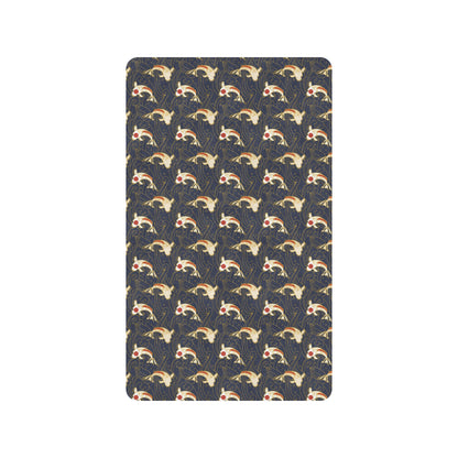 Koi Carp Japanese Design Themed Print Rubber Doormat
