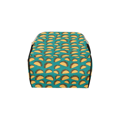 Taco Pattern Print Design TC07 Diaper Bag Backpack