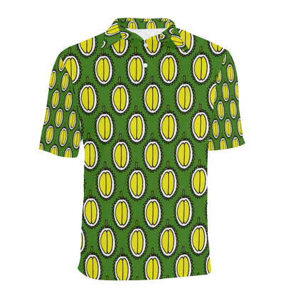 Durian Pattern Print Design DR01 Men Polo Shirt