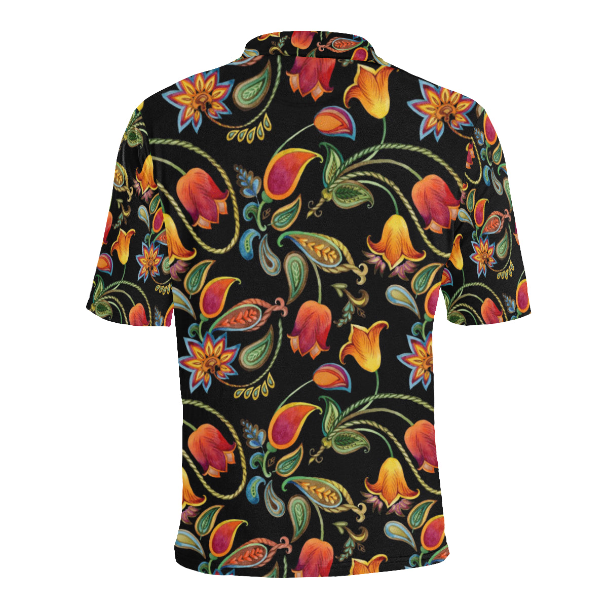 Tulip Boho Pattern Print Design TP09 Men Polo Shirt