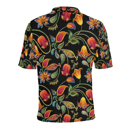 Tulip Boho Pattern Print Design TP09 Men Polo Shirt