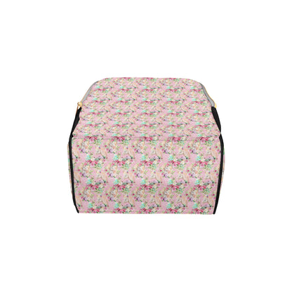 Unicorn Princess with Rose Diaper Bag Backpack