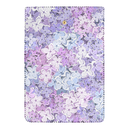 Lilac Pattern Print Design LI01 Women's Trifold Wallet