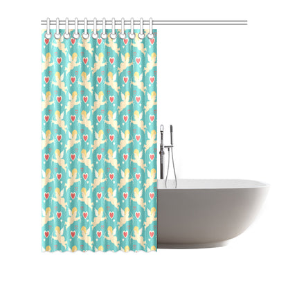Cupid Pattern Print Design 01 Shower Curtain