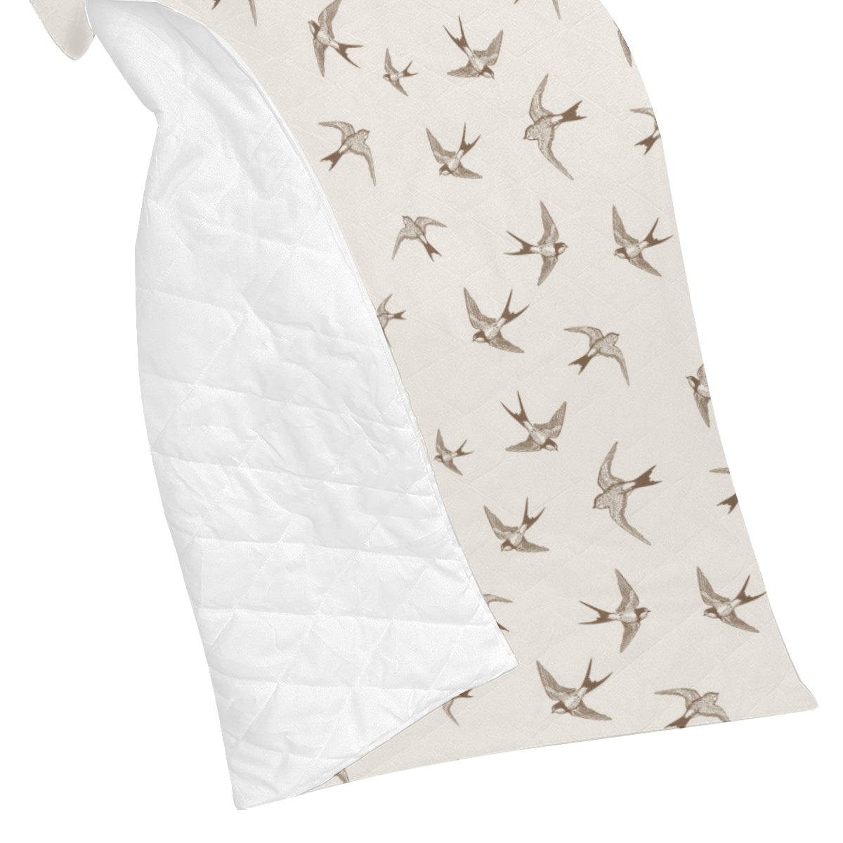Swallow Bird Pattern Print Design 01 Premium Quilt