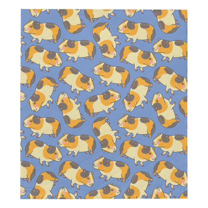 Guinea Pig Pattern Print Design 01 Premium Quilt