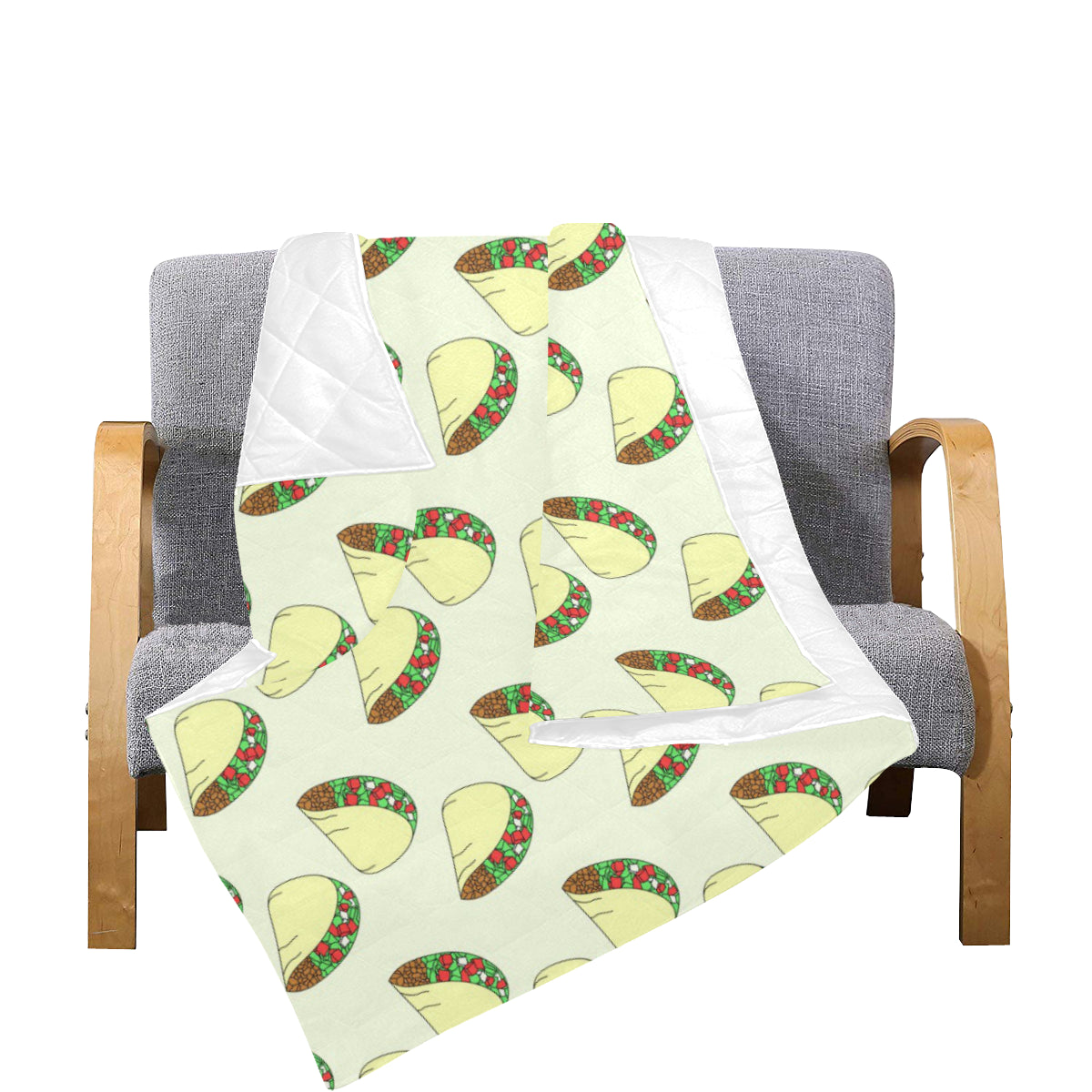 Taco Pattern Print Design TC05 Premium Quilt