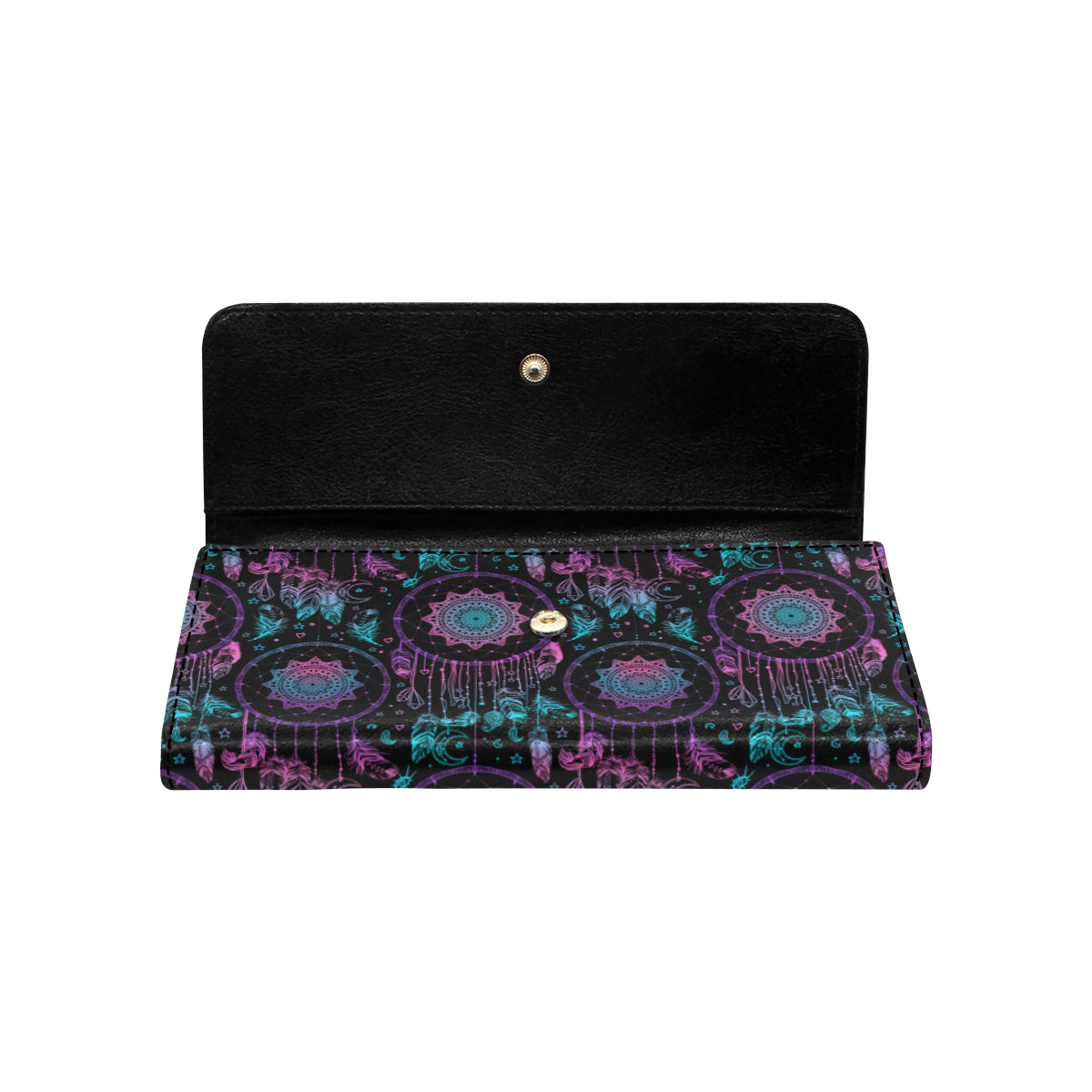 Dream catcher boho mandala Women's Trifold Wallet
