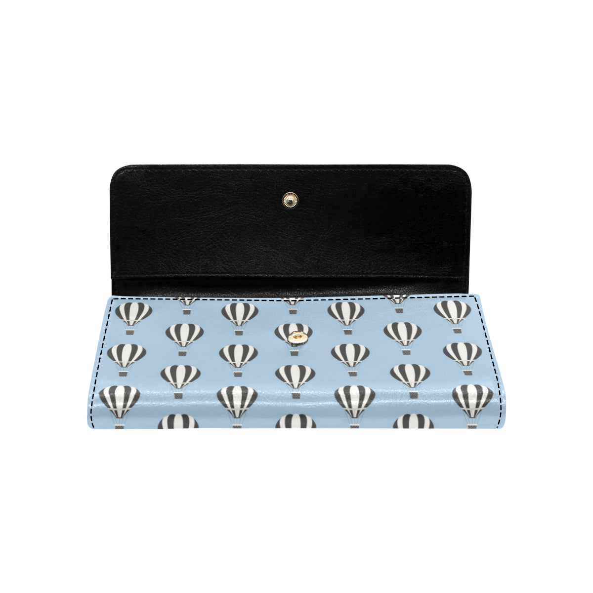 Ballon Pattern Print Design 05 Women's Trifold Wallet
