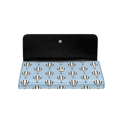 Ballon Pattern Print Design 05 Women's Trifold Wallet