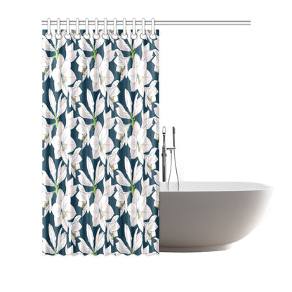 Amaryllis Pattern Print Design 01 Shower Curtain