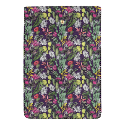 Cactus Pattern Print Design 08 Women's Trifold Wallet
