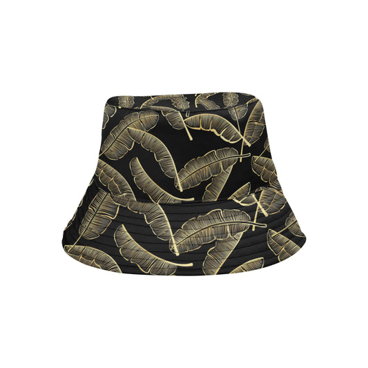 Banana Leaf Pattern Print Design BL07 Unisex Bucket Hat