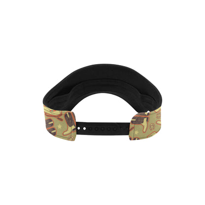 Western Cowboy Themed Unisex Sun Visor