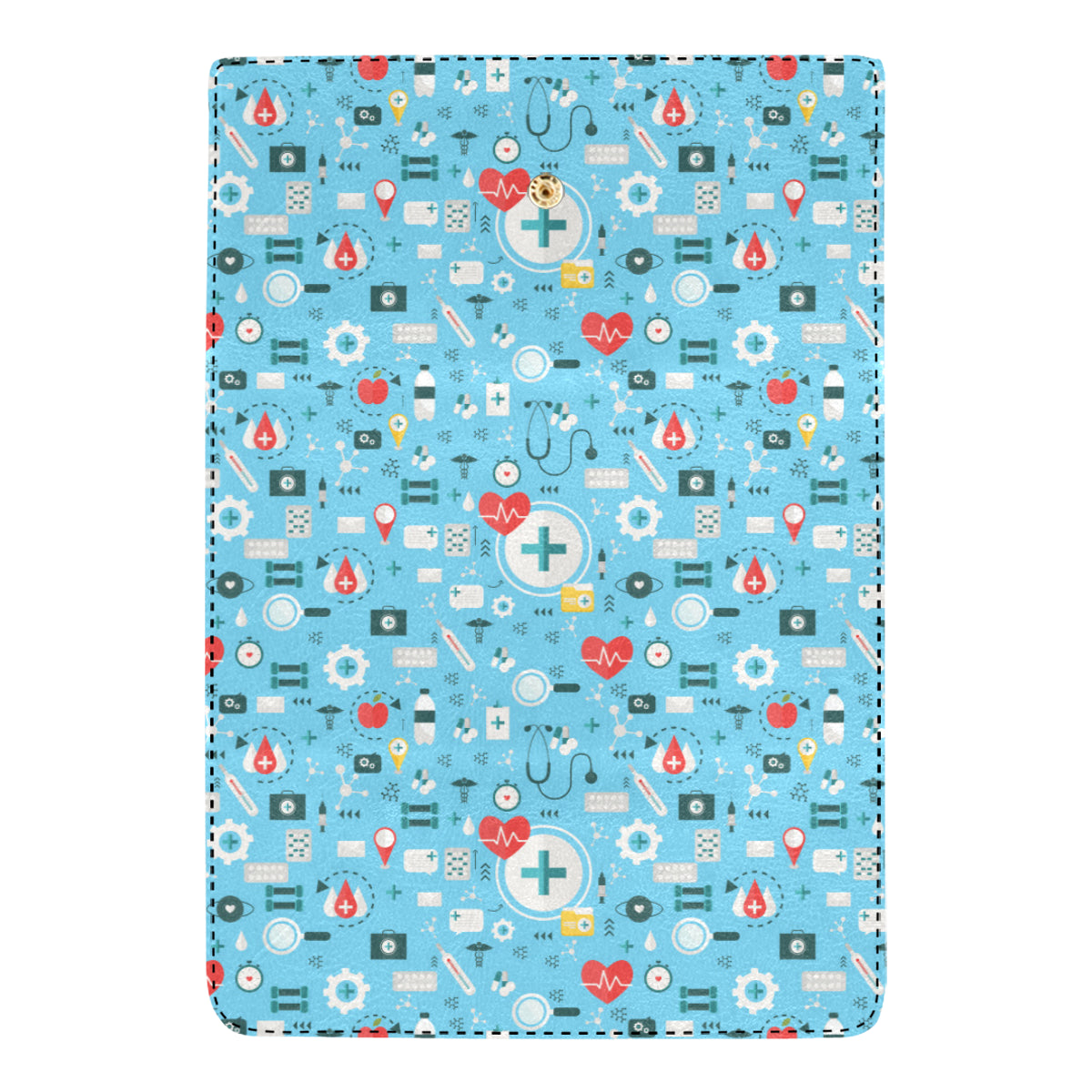 Medical Pattern Print Design 06 Women's Trifold Wallet