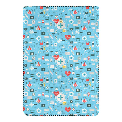 Medical Pattern Print Design 06 Women's Trifold Wallet