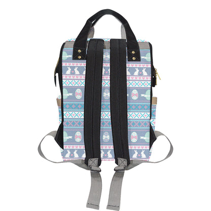 Easter Eggs Pattern Print Design RB013 Diaper Bag Backpack