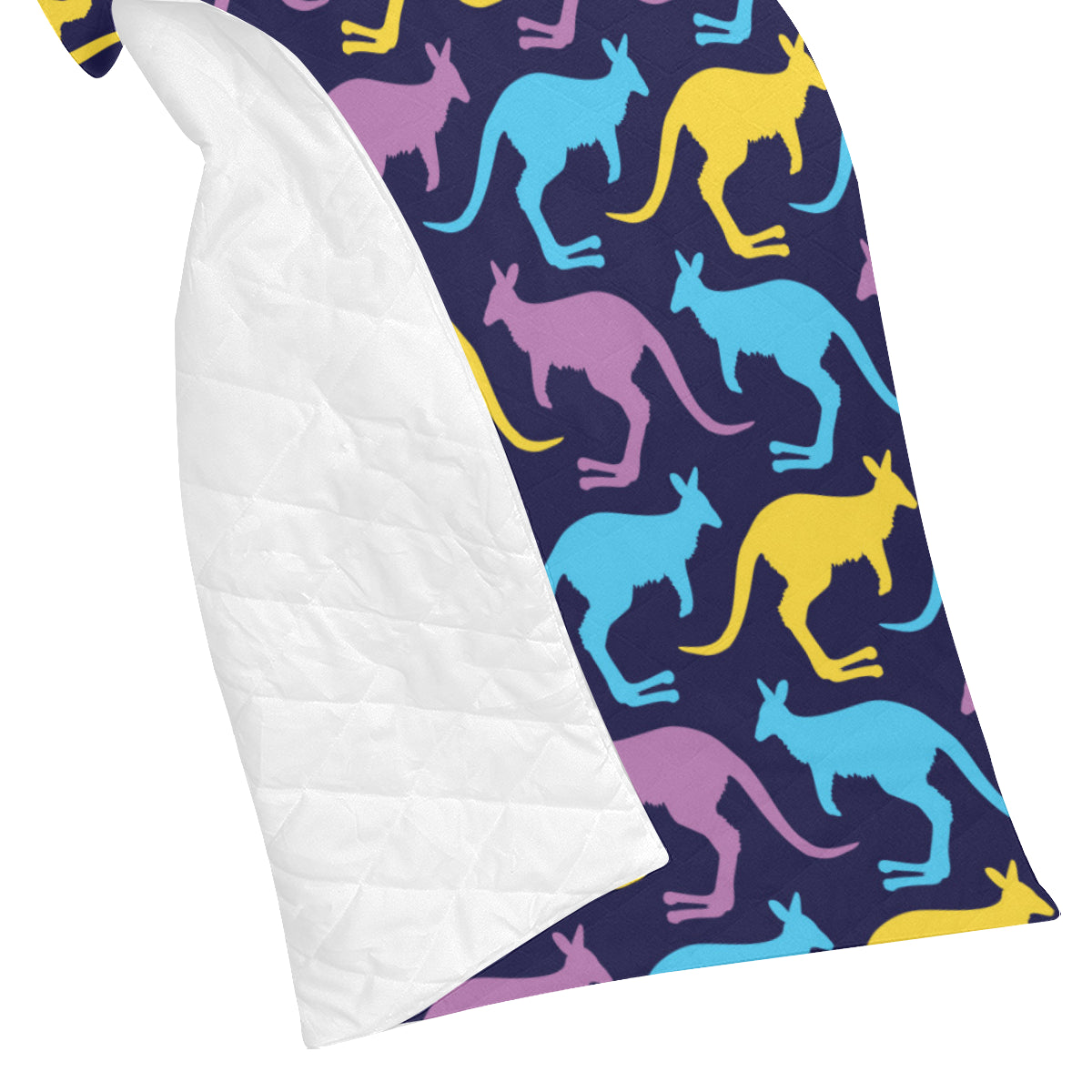 Kangaroos Pattern Print Design 02 Premium Quilt