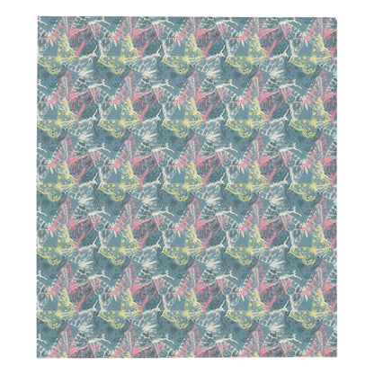 Butterfly Pattern Print Design 01 Premium Quilt