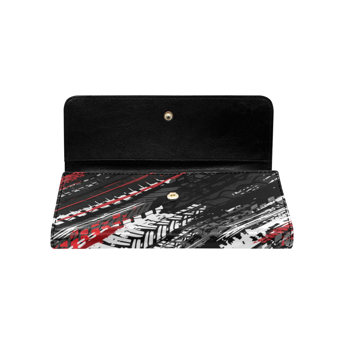 Racing Pattern Print Design A03 Women's Trifold Wallet