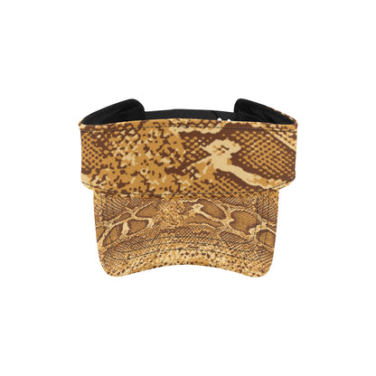 Python Brown Pattern Print Design A03 Unisex Sun Visor