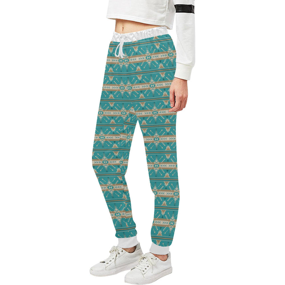 Southwest Native Design Themed Print Unisex Sweatpants