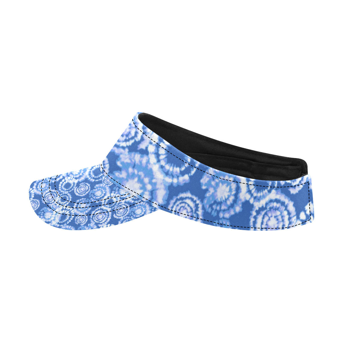 Tie Dye Blue Design Print Unisex Sun Visor