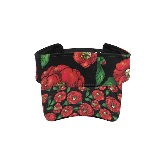 Camellia Pattern Print Design CM07 Unisex Sun Visor
